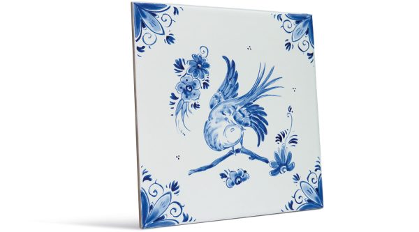 Delfter Blau Stil - Vogelmotiv Verkauf
