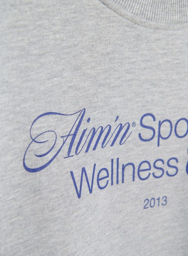 Grey Melange Wellness Sweatshirt Zu verkaufen – Bild 5
