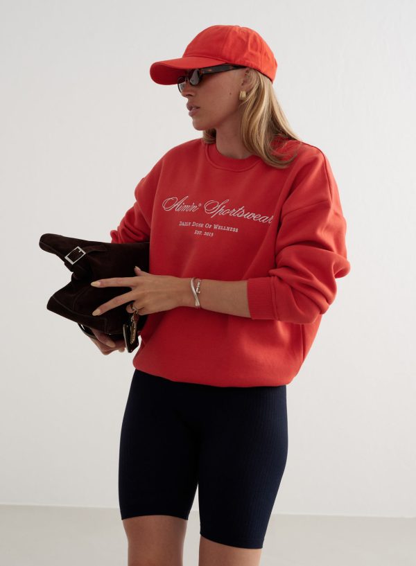 90 s Red Heritage Sweatshirt Schn?ppchen