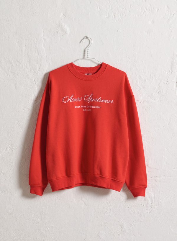 90 s Red Heritage Sweatshirt Schn?ppchen – Bild 2