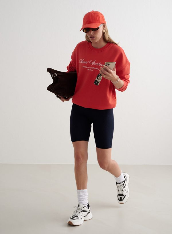 90 s Red Heritage Sweatshirt Schn?ppchen – Bild 3