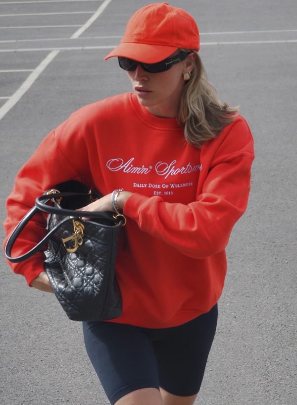 90 s Red Heritage Sweatshirt Schn?ppchen – Bild 4
